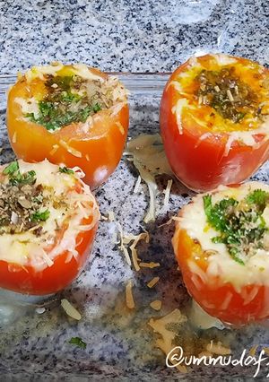Foto resep Tomat telur keju panggang yummy