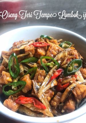 Foto resep 17. Tumis Teri Tempe Cabe hijau