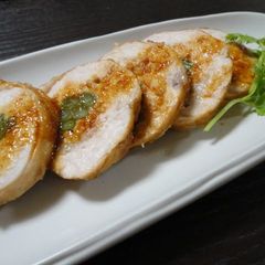 A picture of Simple Chicken Char-siu in a Frying Pan.