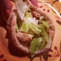 Chicken Gyros with Tzatziki Sauce A picture of Chicken Gyros with Tzatziki Sauce.