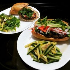 A picture of Banh Mi Sandwiches.