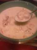 Kayla's shrimp and clam chowder