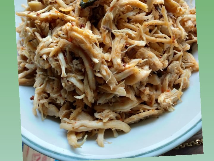 Cara Gampang Menyiapkan Ayam suwir pedas manis Anti Gagal