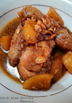 Foto resep 13. Bistik Ayam Kentang