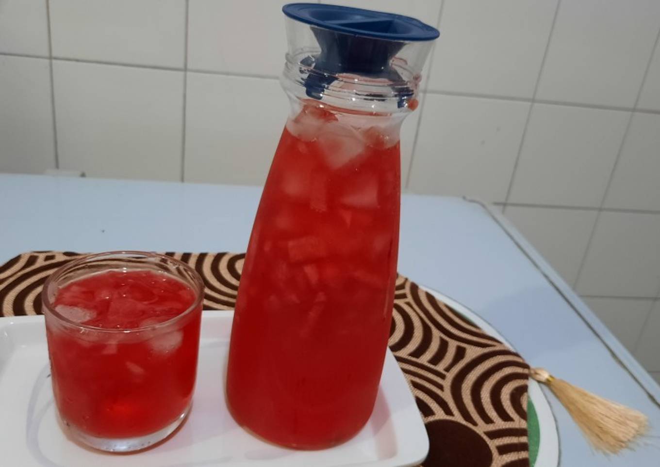 Chunky water melon 🍉drink