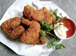 Hình của món Gà tẩm bột chiên xù.