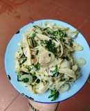 Măng sặt xào tỏi