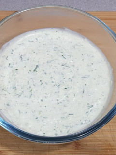 Una foto de Salsa tzatziki