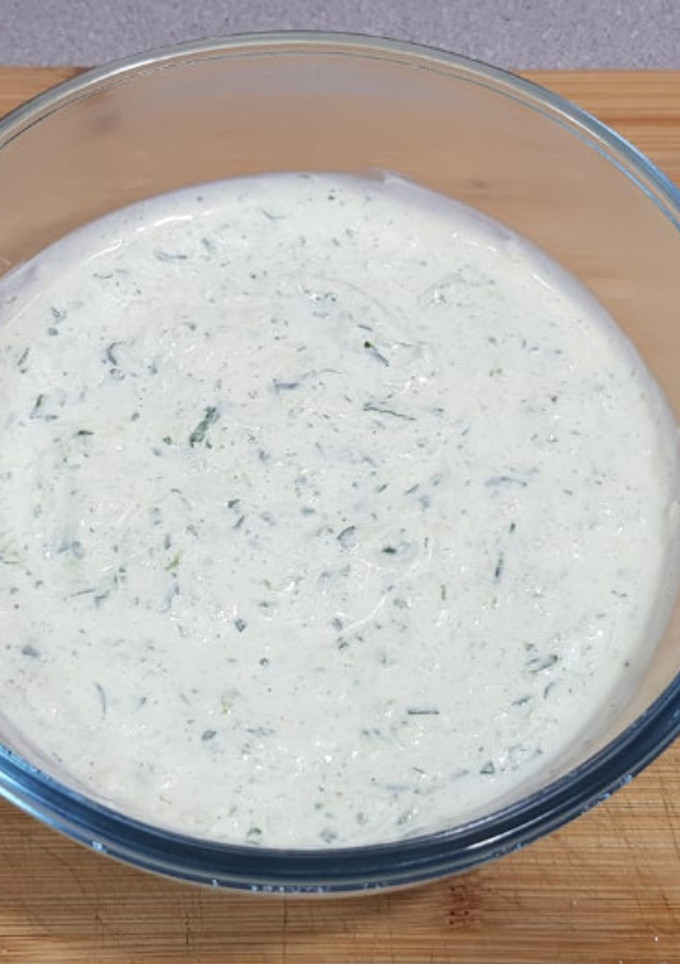 Una foto de Salsa tzatziki