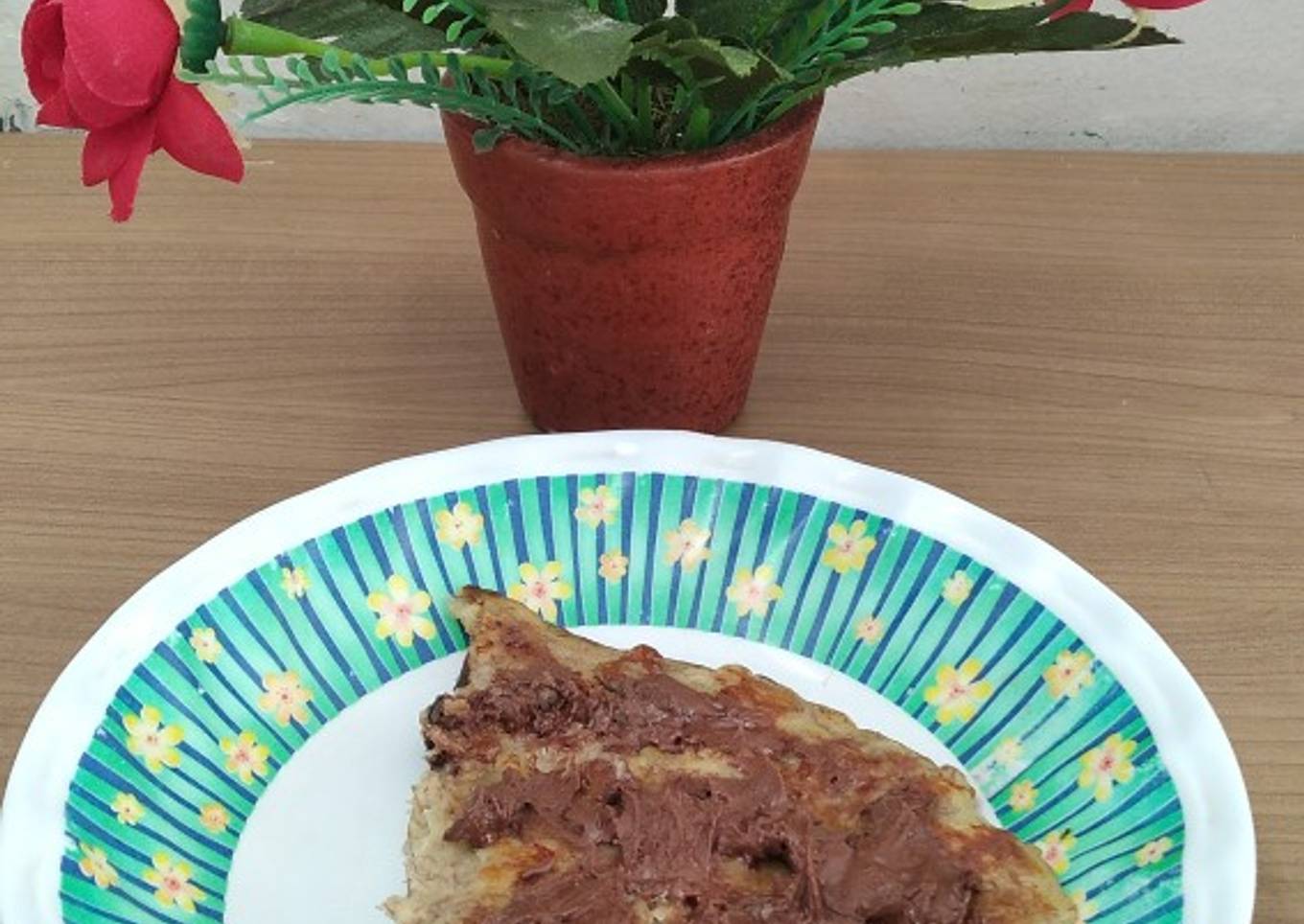 Lempeng pisang keju teflon