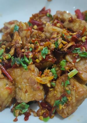 Foto resep Tempe goreng cabe garam
