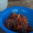 Peppered meat
