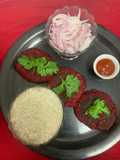 Little millet beetroot tikki