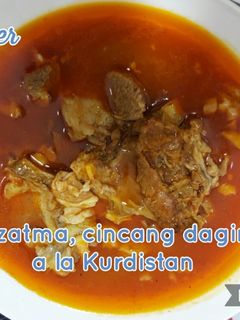 Foto resep Qazatma, cincang daging a la Kurdistan #KitaBerbagi