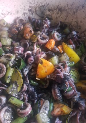 Foto resep Cumi Hitam Pedas