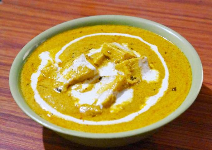 Kesar Malai Paneer Curry