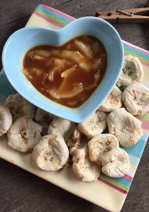 รูปของ กล้วยปิ้ง ราดซอสคาราเมลมะพร้าวอ่อน Airfryer