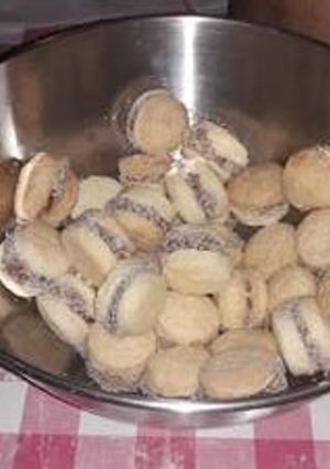 Una foto de Maicenitas o alfajor de Maizena