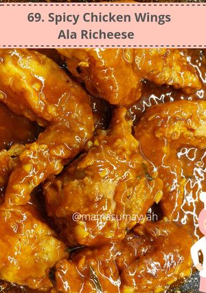 Foto resep 69. Spicy Chicken Wings Ala Richeese