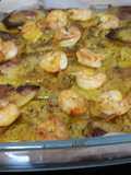 Lemony Shrimp with Potatoes and Turmeric