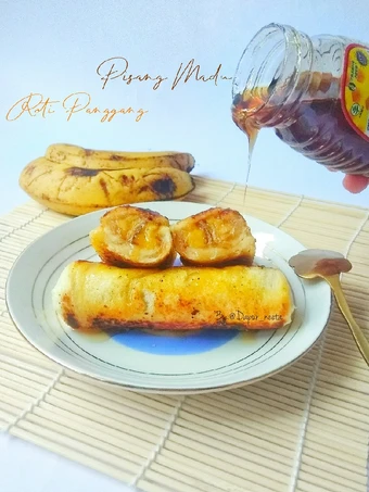 Cara Gampang Menyiapkan Resep Roti Panggang Pisang Madu yang Uenak Anti Ribet, Mantap Sekali