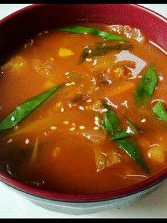 Foto resep Kimchi jjigae (sup kimchi) simple