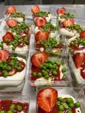 Cheesecake pisellini Findus e fragole