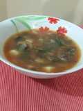 Sopa de Espinacas con Papa y Champiñones