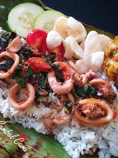 Foto resep Nasi Bakar Sambal Cumi