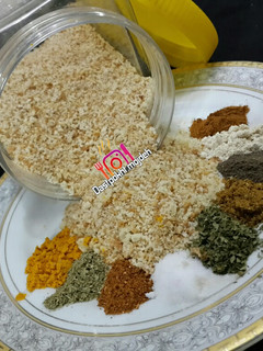 عکسی از دستور پودر سوخاری ارگانیک خونگی مخصوص مژده پز 🍞🌿🍤