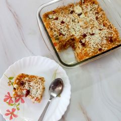A picture of Baked Cheese Rice.