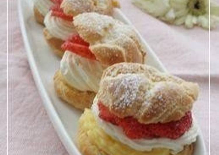 Recipe of Quick Easy Microwaved Cream Puffs