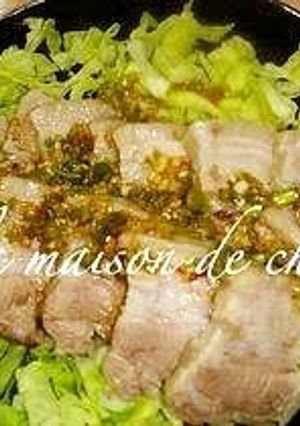 A picture of So Easy! Boiled Pork With My All-Purpose Spicy Aromatic Sauce.