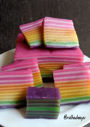 Foto resep Kue Pepe Rainbow