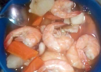 How to Cook Delicious Mexican shrimp soupcaldo de camarones