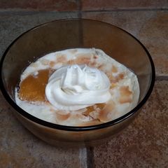 A picture of Gemma's Microwave Cheesecake.