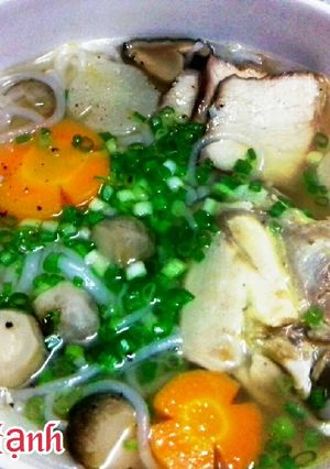Hình của món Bánh Canh Gà Nấm.