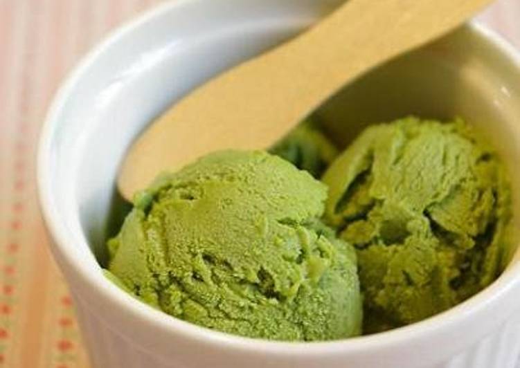 Easiest Way to Make Ultimate Smooth Egg-Free Matcha Ice Cream