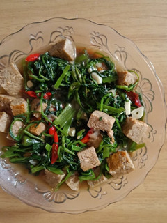 Foto resep Tumis kangkung oncom