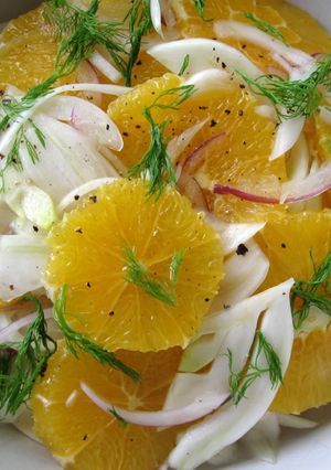 A picture of Fennel & Orange Salad.