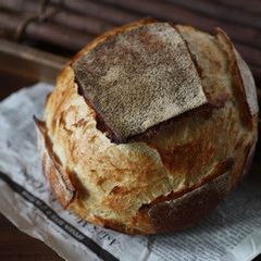 Pain de Campagne Made With Homemade Bread Starter A picture of Pain de Campagne Made With Homemade Bread Starter.