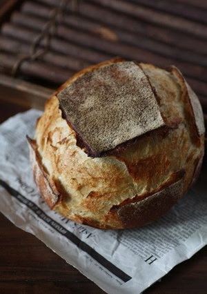 A picture of Pain de Campagne Made With Homemade Bread Starter.
