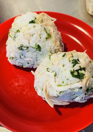 A picture of Rotisserie Chicken Rice Balls (Costco Style).
