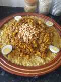Moroccan Couscous with Onions and Raisins (Tfaya)