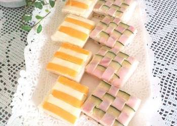 Unique Cuisine Colorful Sandwiches for Parties Delicious Steady