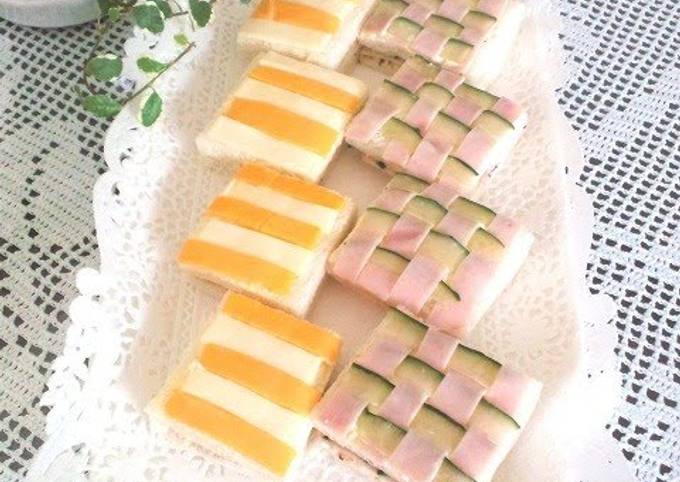 Colorful Sandwiches for Parties
