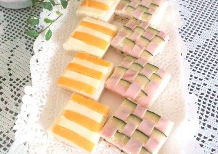 Colorful Sandwiches for Parties
