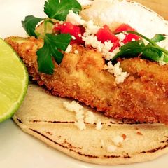 A picture of Deep Fried Avocado Tacos.