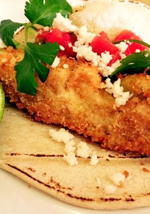 A picture of Deep Fried Avocado Tacos.