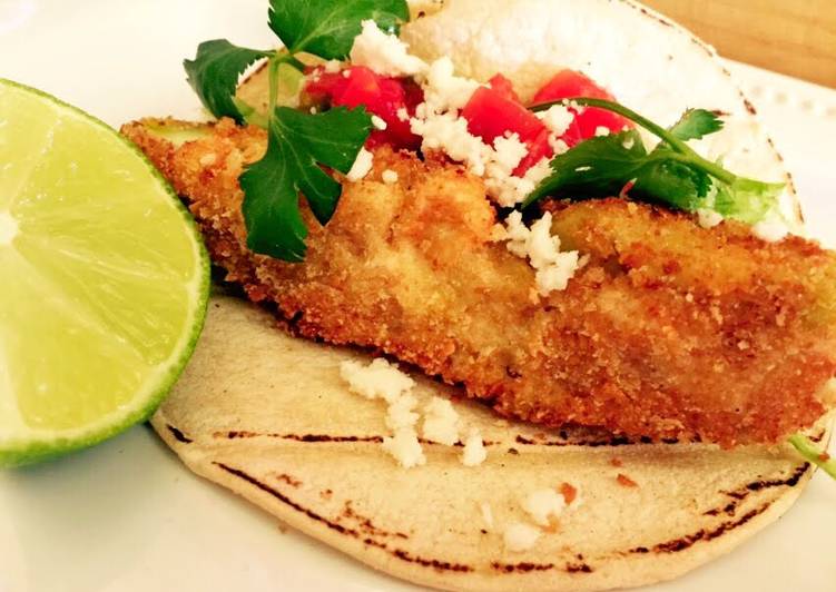 How to Make Super Quick Homemade Deep Fried Avocado Tacos